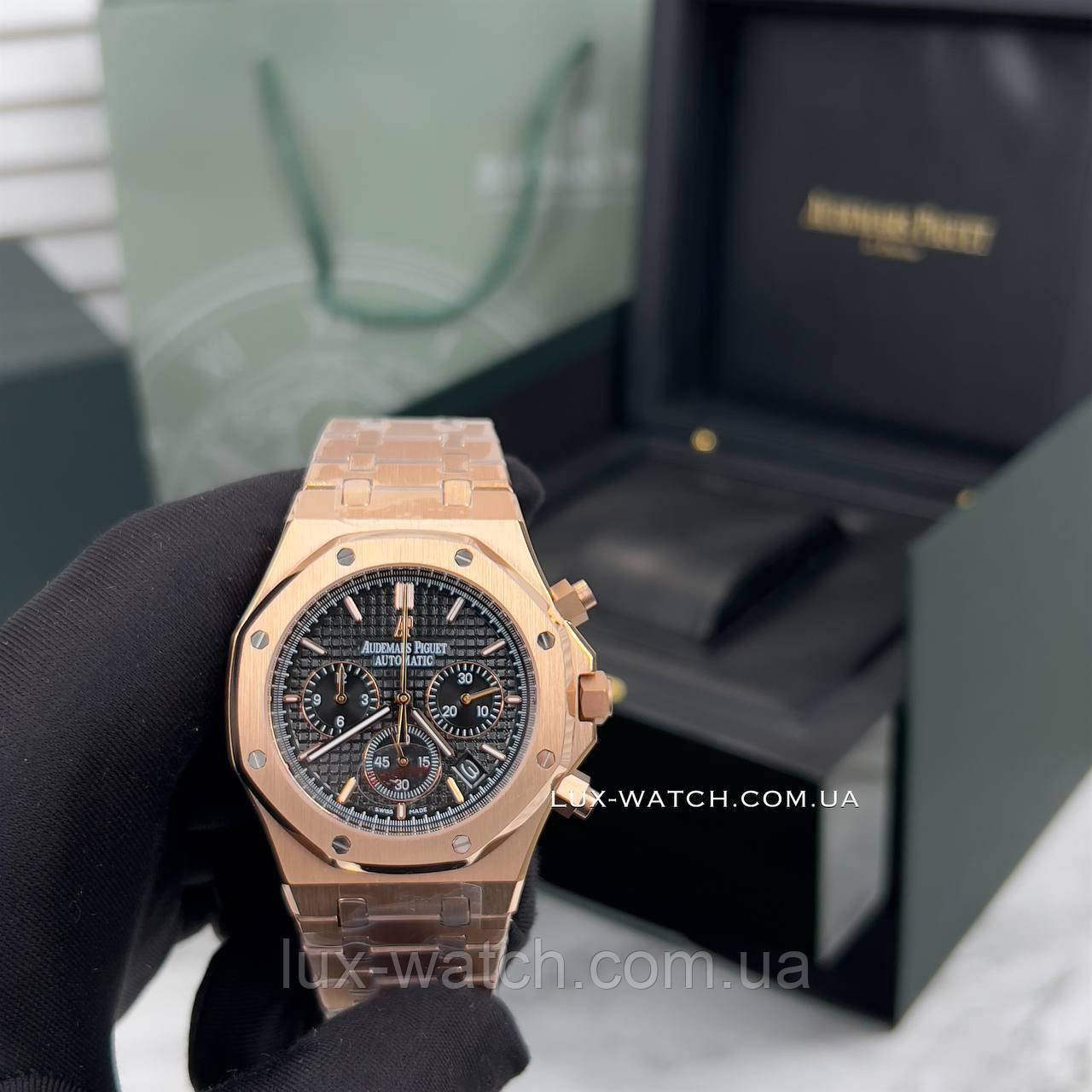 Годинник наручний A.u.d.e.m.a.r.s. P.i.g.u.e.t. Royal Oak Gold-Black
