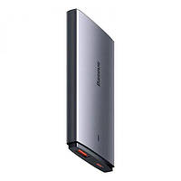 СЗУ Baseus GaN5 Pro Ultra-Slim Fast Charger C+U 65W (Overseas Edition) Gray