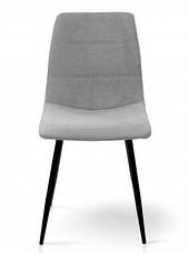 Стілець обідній із велюровою оббивкою МЕНТОС G Мікс меблі, колір чорний/сірий, фото 3