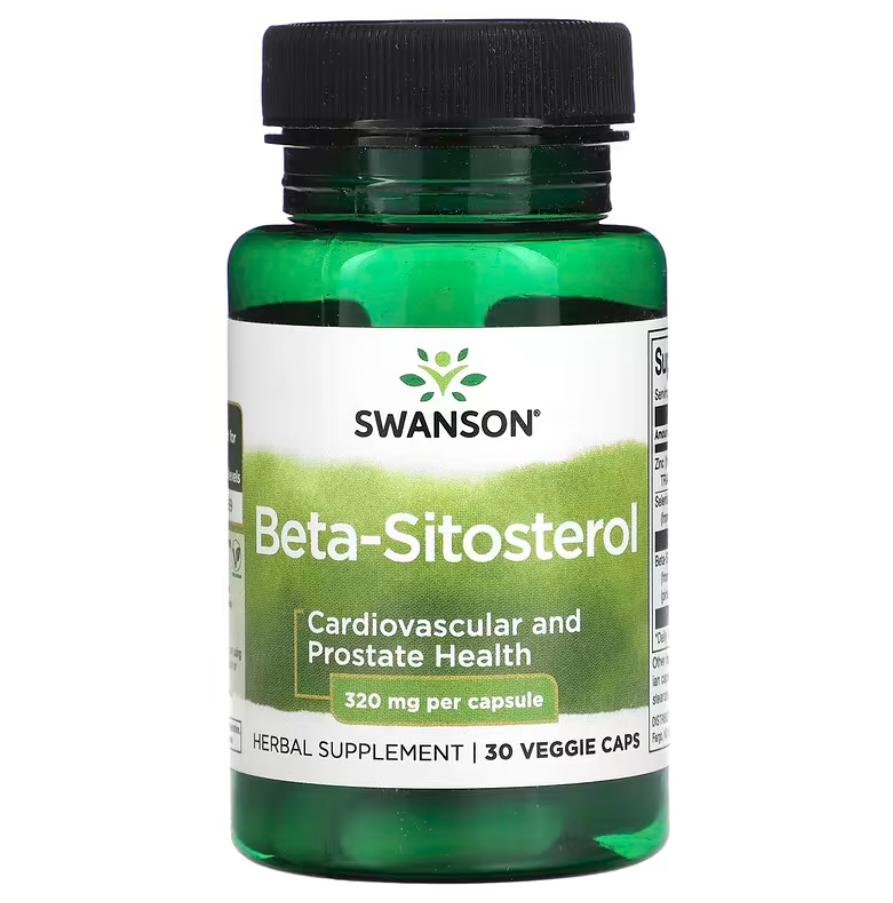 Beta-Sitosterol 320 мг Swanson 30 капсул