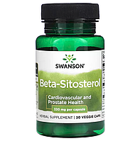 Beta-Sitosterol 320 мг Swanson 30 капсул