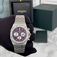 Годинник наручний Audemars Piguet Royal Oak Silver-Violet