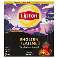 Чай чорний Lipton English TeaTime 92 пакетика