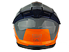 Шолом для мотоцикла MX-030 DOT модуляр + окуляри темні, фото 10