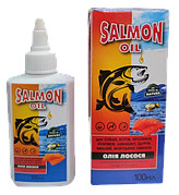 Олія лосося Salmon oil для собак і котів, 100 мл
