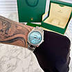 Годинник наручний Rolex 41 mm Day — Date Oyster Perpetual Diamond Silver-Blue, фото 6
