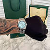 Годинник наручний Rolex 41 mm Day — Date Oyster Perpetual Diamond Silver-Blue, фото 9