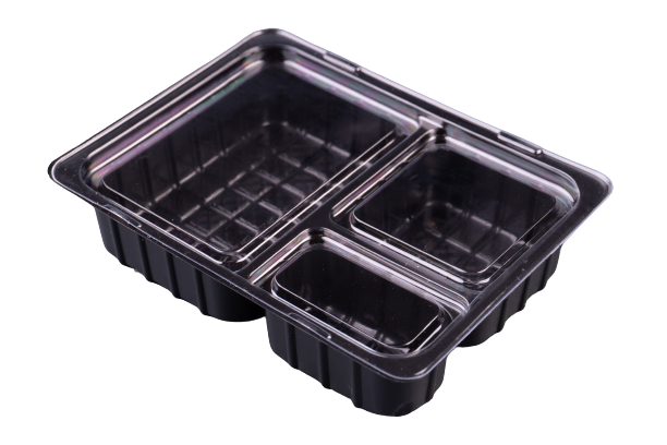 ПС-66ДЧ Упаковка для суші з кришкою, упаковка 800 шт, 008400149, фото 1