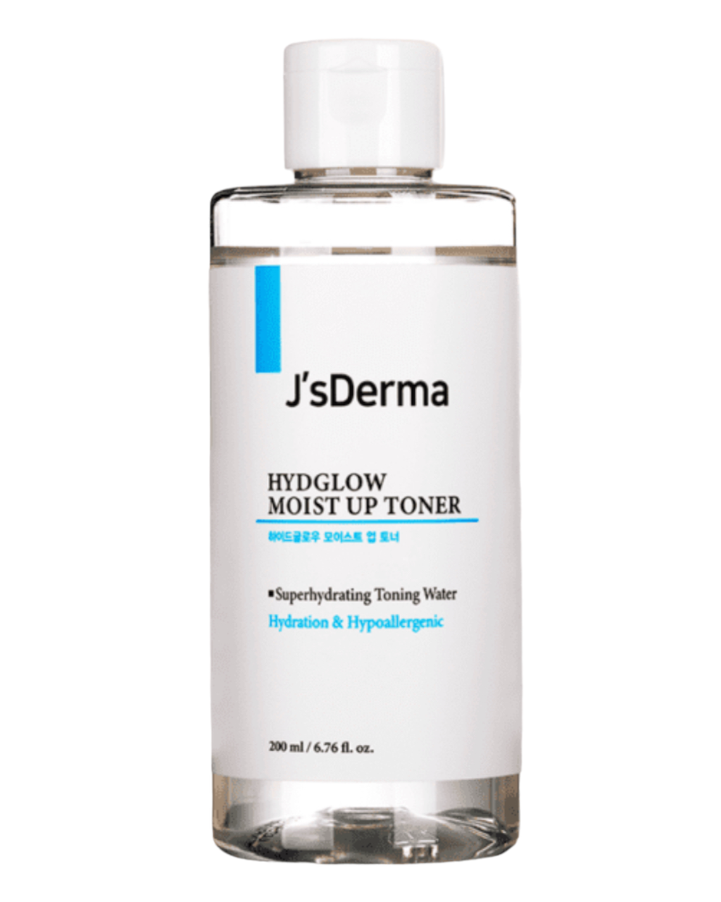 Тонер зволожувальний з гіалуроновою кислотою J’sDerma Hydglow Moist Up Toner 200 ml, фото 1