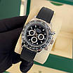 Годинник чоловічий Rolex Daytona Silicone, фото 2