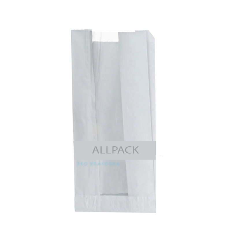Паперовий пакет білий Саше 240х120х50 /40мм, упаковка 1000 шт 004200157