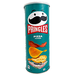 Чипси зі смаком піци Прінглс Pringles pizza 165g 19шт/ящ (Код: 00-00015954)