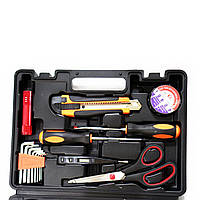 Набір інструментів в кейсі для дому та дачі 21 предмет. Молоток плоскогубці викрутки та багато іншого, фото 3