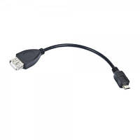 Дата кабель OTG USB 2.0 AF to Micro 5P 0.15m Maxxter (U-AFM-OTG) o