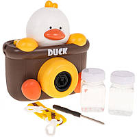 Дитяча іграшка Камера Мийні бульбашки з звуком Duck Bubble