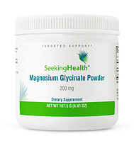 Минерал Seeking Health Magnesium Glycinate Powder 75 Servings 200 мг. Глицинат магния, 187.5 г.