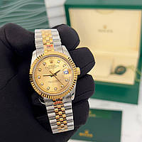 Часы наручные Rolex Datejust 36 mm Diamond, Silver-Gold