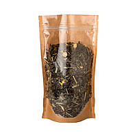 Дой-пакет 140х240 (250 гр), крафт+прозрачный, зіп-замок, 011900038