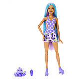 Набір Barbie Pop Reveal Fruit Series Grape Fizz Лялька Барбі Соковиті фрукти Виноградна содова, змінює колір, фото 3