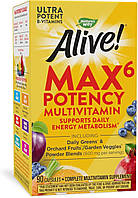 Мультивитамины Max6 Potency Nature's Way Alive! 90 капсул