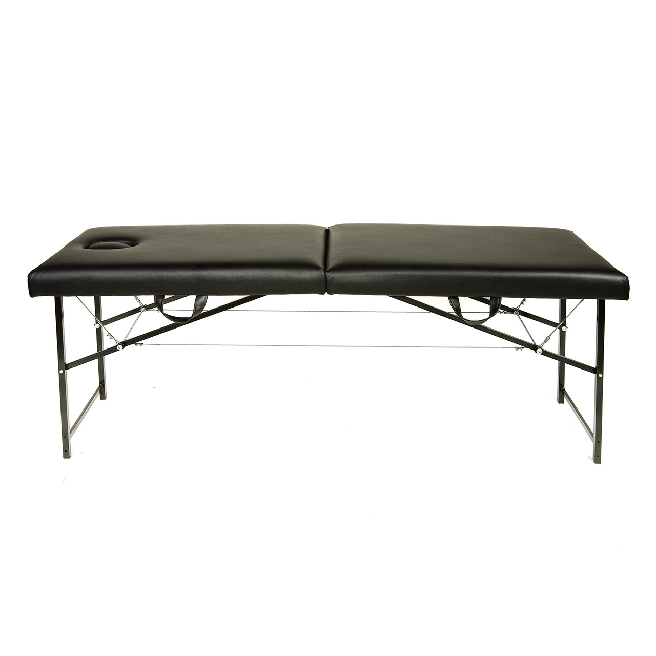 Кушетка 190х70 см косметологічна масажна ручне складання Стіл для масажу Чорний, фото 1