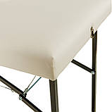 Масажна кушетка автомат 190х70 см м'яка 6 см з вирізом для обличчя Масажний стіл складаний Чорний, фото 2