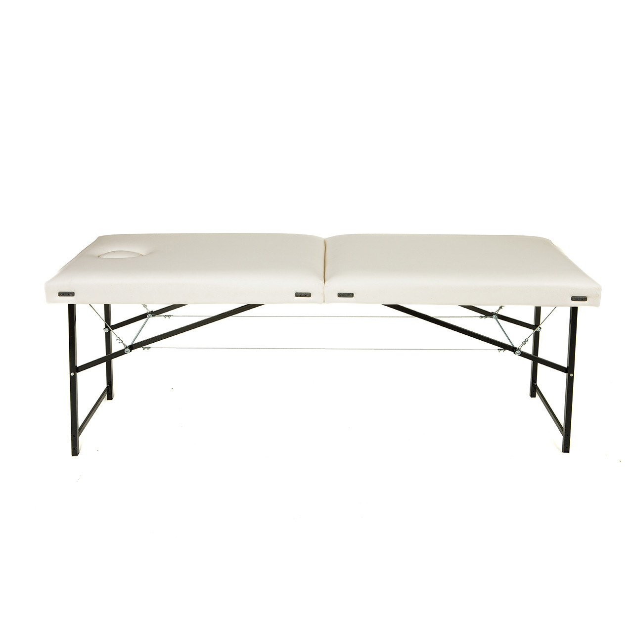 Масажна кушетка 190х70 см складна автомат для косметолога Масажний стіл з вирізом для обличчя Білий, фото 1