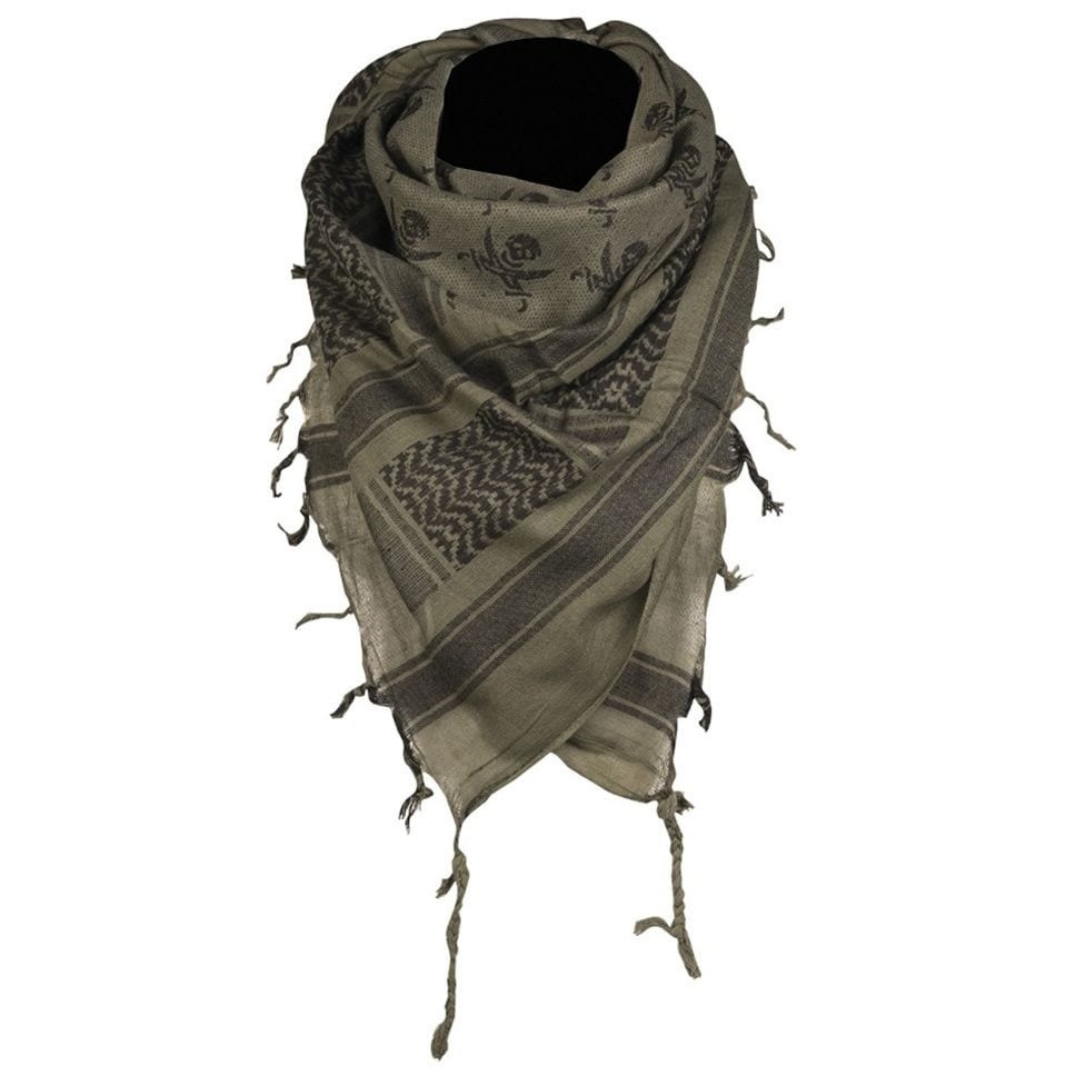 Захисна хустка (арафатка) MIL-TEC Skull Olive/Black (12609101)
