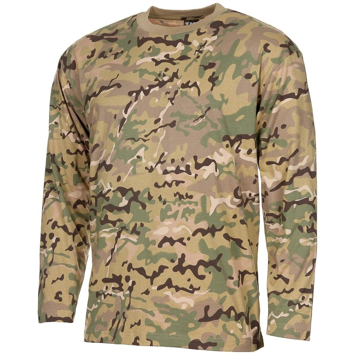 Футболка MFH Longsleeve з довгим рукавом Camo (00113X) РОЗМІР S