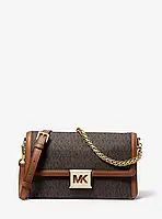 Жіноча сумка Michael Kors Sonia Medium Logo Convertible Shoulder Bag (35F1G6SL3L) Коричнева