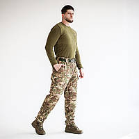 Армейские тактические брюки, военные штаны мужские штаны Grifon на флисе рип-стоп, утепленные ЗСУ 50, Multicam