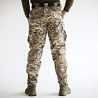 Армейские тактические брюки, военные штаны мужские штаны Grifon на флисе рип-стоп, утепленные ЗСУ 58, Мультикам