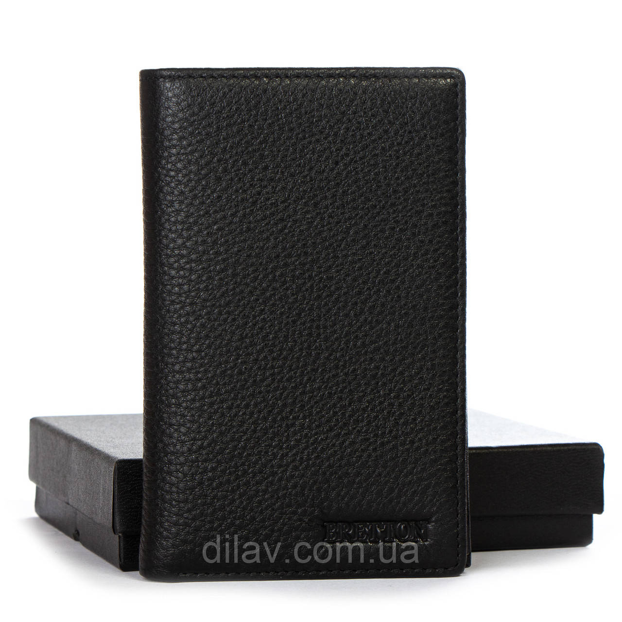 Чоловічий шкіряний гаманець BRETTON 9,5*15*2,5, фото 1
