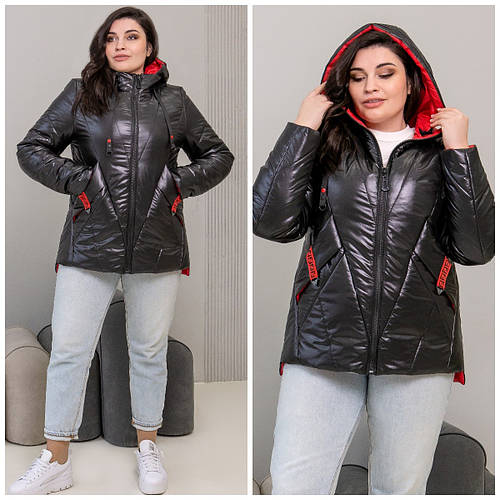 Женская демисезонная модная куртка Диана черный (ID#1789848089), цена ...