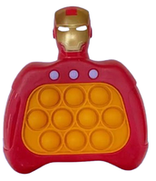 Игровая мини консоль Pop It Iron Man Детская интерактивная развивающая игрушка