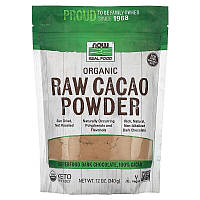 Органический сырой какао-порошок NOW Foods "Organic Raw Cacao Powder" (340 г)