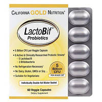 California Gold Nutrition LactoBif Probiotics 5 Billion CFU 60 капс 1030 VB