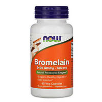 NOW Bromelain 500 мг 60 капсул 1643 VB