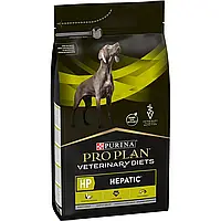 Сухий дієтичний корм для цуценят та дорослих собак Purina Pro Plan VeterinaryDiets HP Hepatic для підтримання функції печінки 3 кг