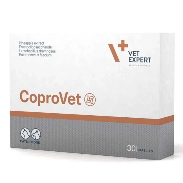 Харчова добавка для котів і собак при копрофагії (поїдання калу) та розладі ШКТ Vet Expert CoproVet 30 к