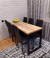Кухонный стол ламинированный Бостон в стиле лофт, Столы для пабов кафе