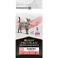 Сухой диетический корм для взрослых кошек Purina Pro Plan Veterinary Diets DM ST/OX Diabetes Managment 1,5 кг