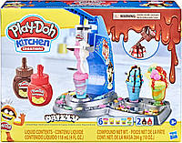 Игровой набор Плей До для лепки тесто Мороженое с глазурью Оригинал Play-Doh Drizzy Ice Cream