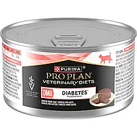 Влажный диетический корм для взрослых кошек Purina Pro Plan Veterinary Diets DM ST/OX Diabetes 195 гр *24 шт