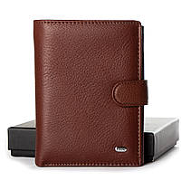Портмоне для водійських прав і автодокументів шкіряний гаманець коричневий чоловічий Dr. Bond M1