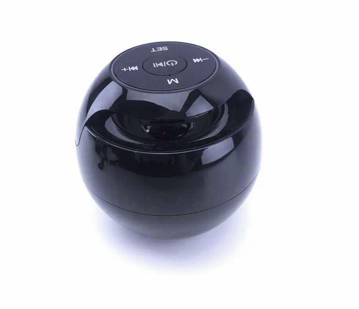 Колонка портативная с часами Kimiso KMS-K12 Bluetooth LED черный - фото 2 - id-p2055248605
