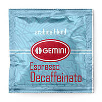 Кофе в монодозах чалдах Gemini Espresso Decaffeinato (Gemini Decaf) без кофеина 100шт, Джемини Декаф