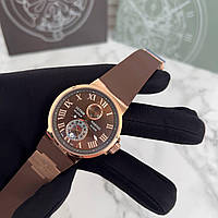 Часы мужские Ulysse Nardin Le Locle Automatic Gold-Brown