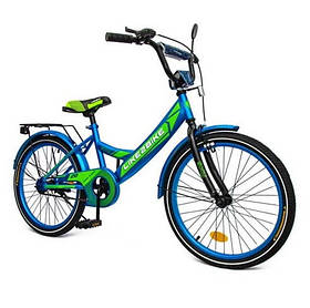 Велосипед Like2Bike 20" Синій/зелений Металева рама 212002