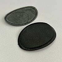 Термо нашивка, заплатка 6х8 см - черный джинс